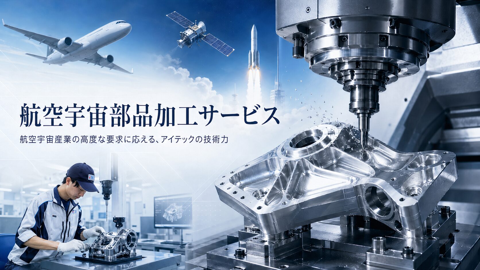 航空宇宙部品加工サービス